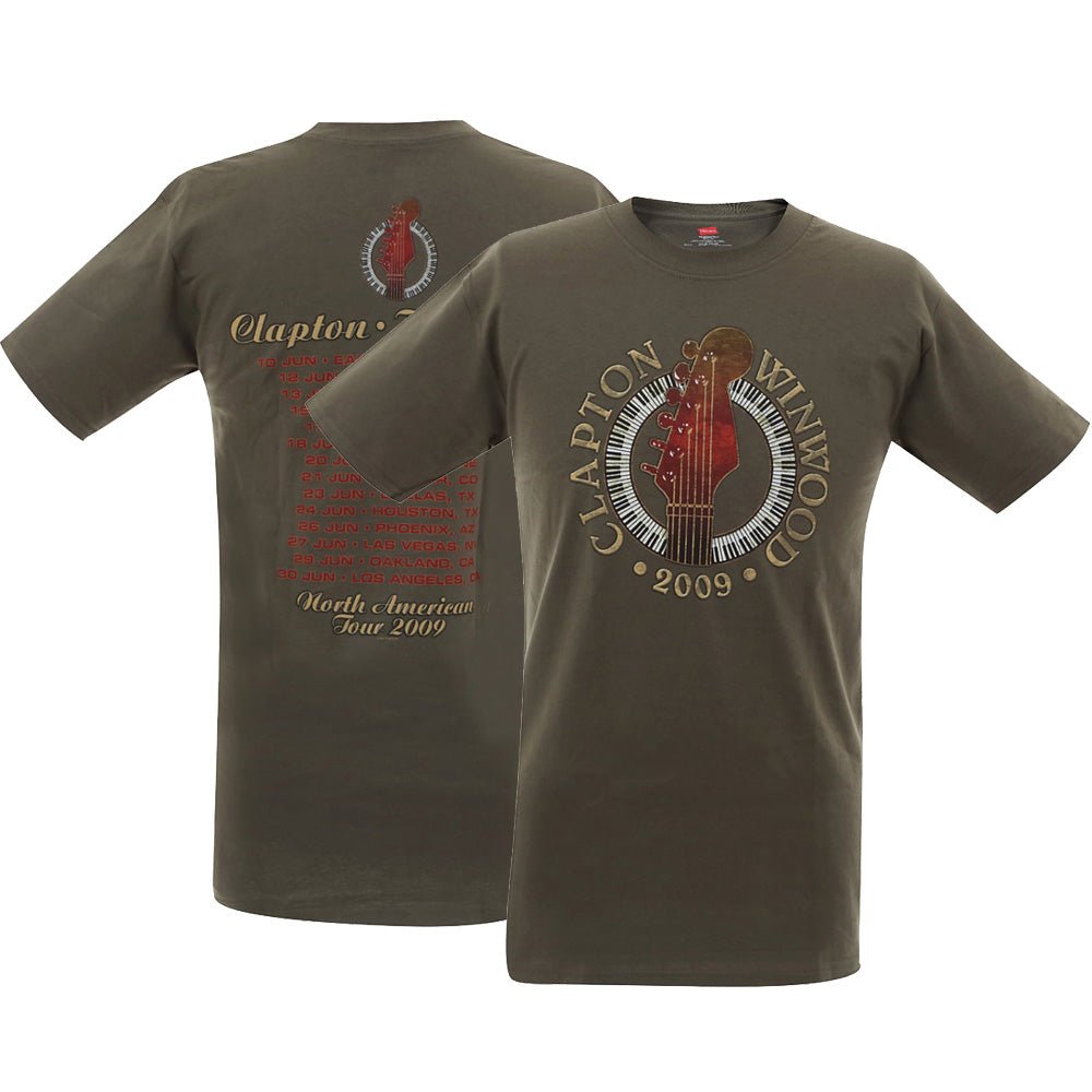ERIC CLAPTON エリッククラプトン - Guitar / バックプリントあり / 北米 Tour 2009 会場限定 / レア / Tシャツ / メンズ - PGS
